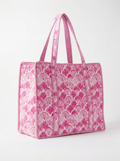Pink Shell – Wander Tote Bag 18x18