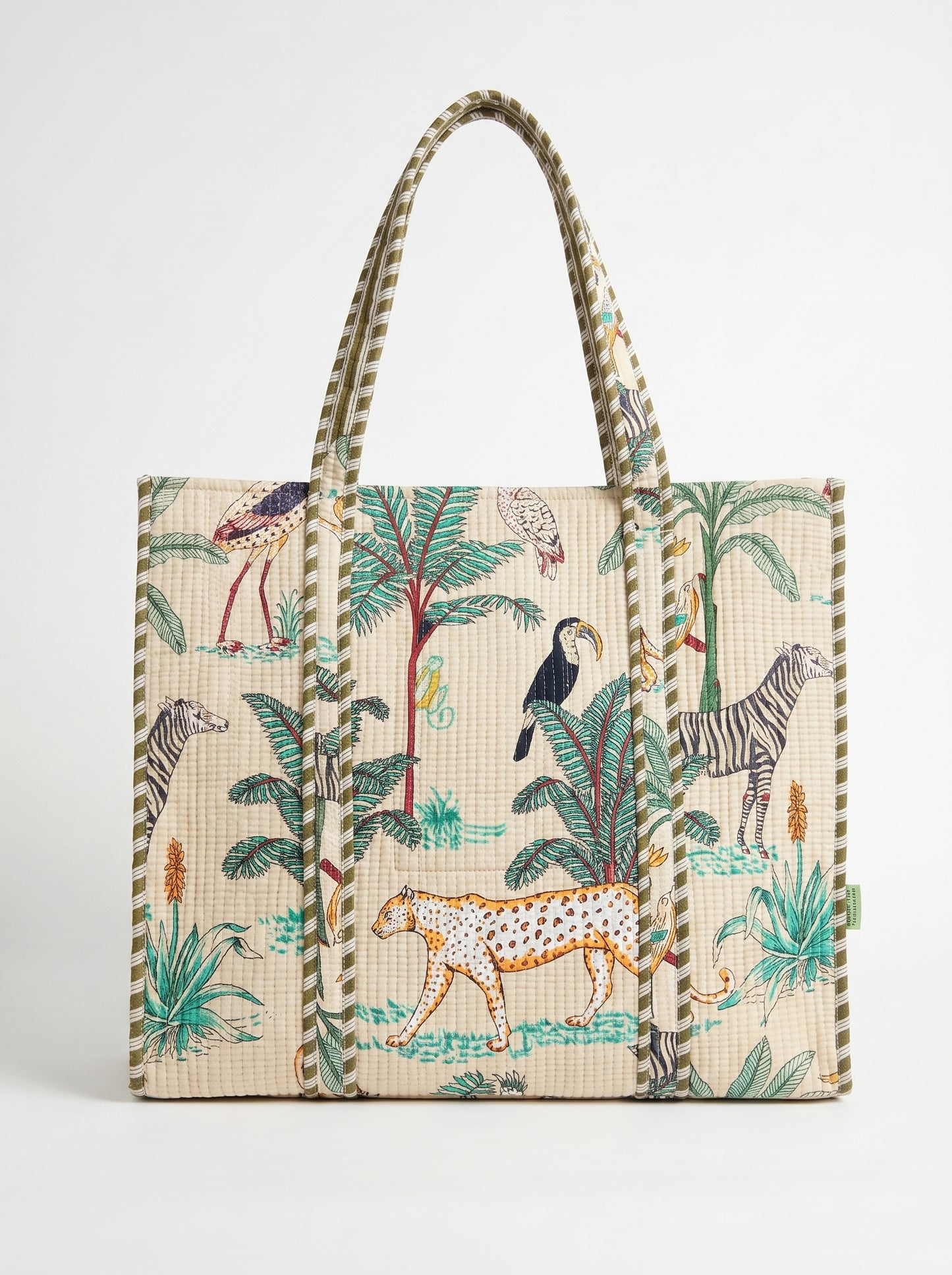 Beige Desert Safari – Wander Reversible Tote Bag 18x18