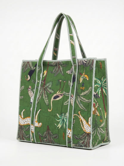 Green Safari – Wander Tote Bag 18x18