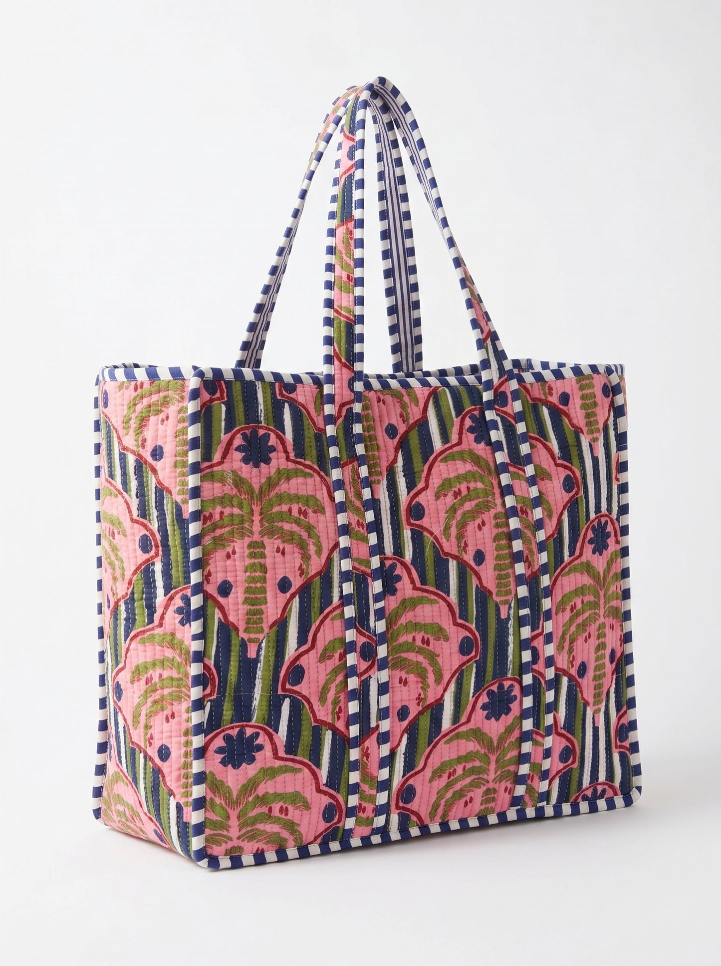 Pink Palm Crush – Wander Tote Bag 18x18