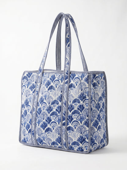 Blue shell – Wander Tote Bag 18x18