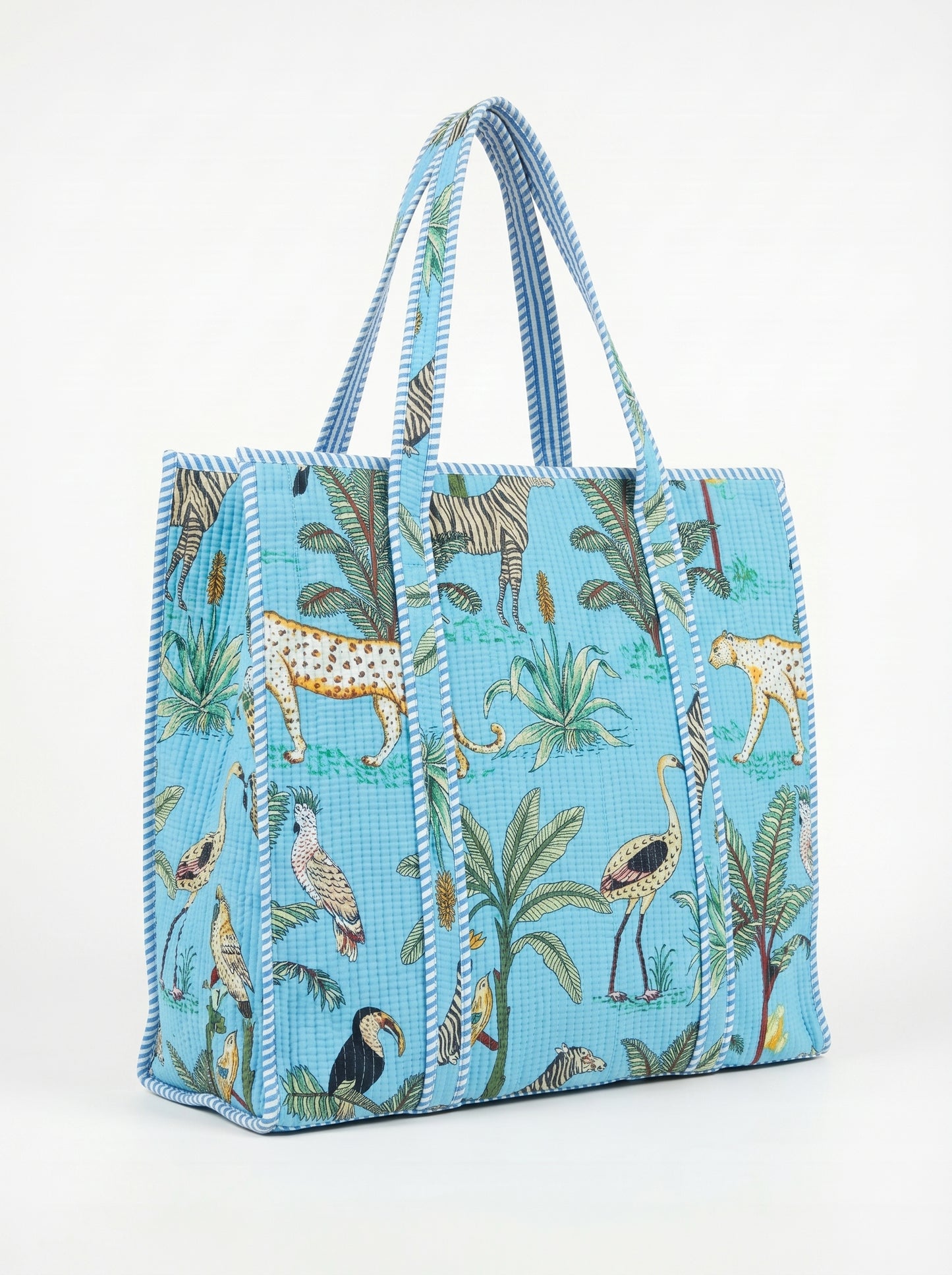 Sky Blue Safari – Wander Tote Bag 18x18