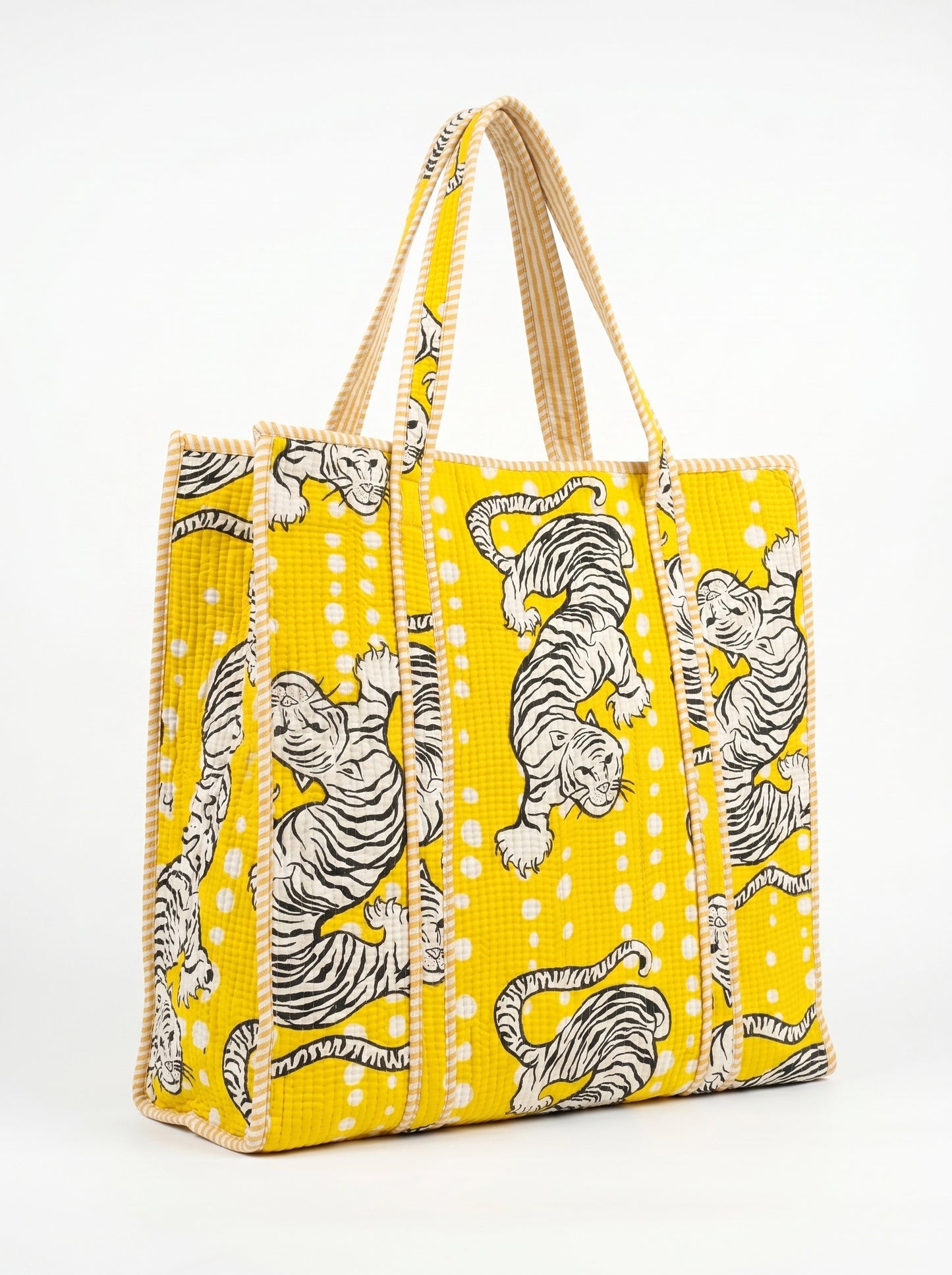 Playful Yellow Tiger – Wander Tote Bag 18x18