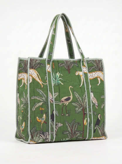 Green Safari – Wander Tote Bag 18x18