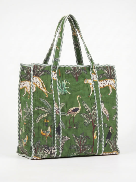 Green Safari – Wander Tote Bag 18x18
