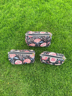 Midnight Rose – Utility Pouch Pack of 3