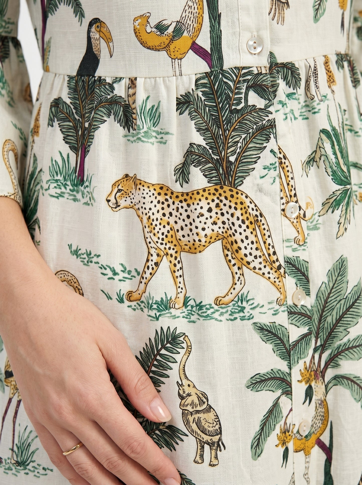 White Safari – White Luxe Dress