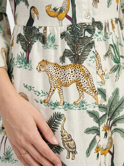 White Safari – White Luxe Dress