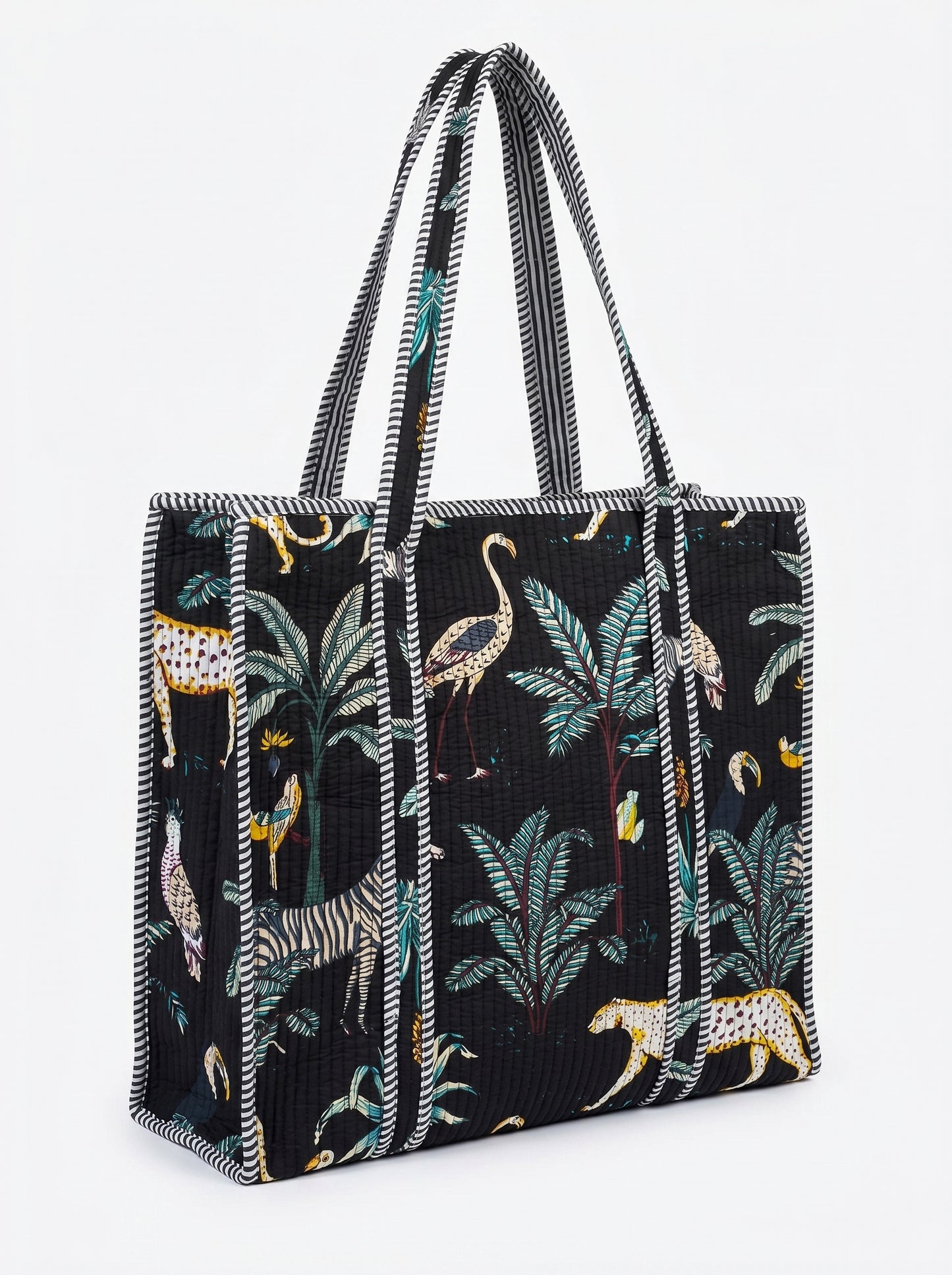 Black Safari – Wander Tote Bag 18x18