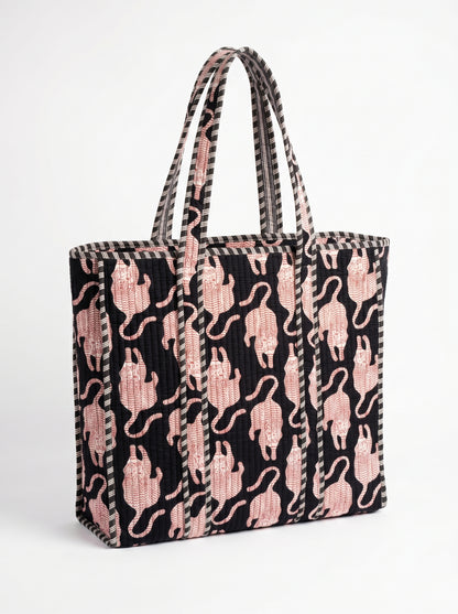 Black Royal tiger – Wander Tote Bag 18x18