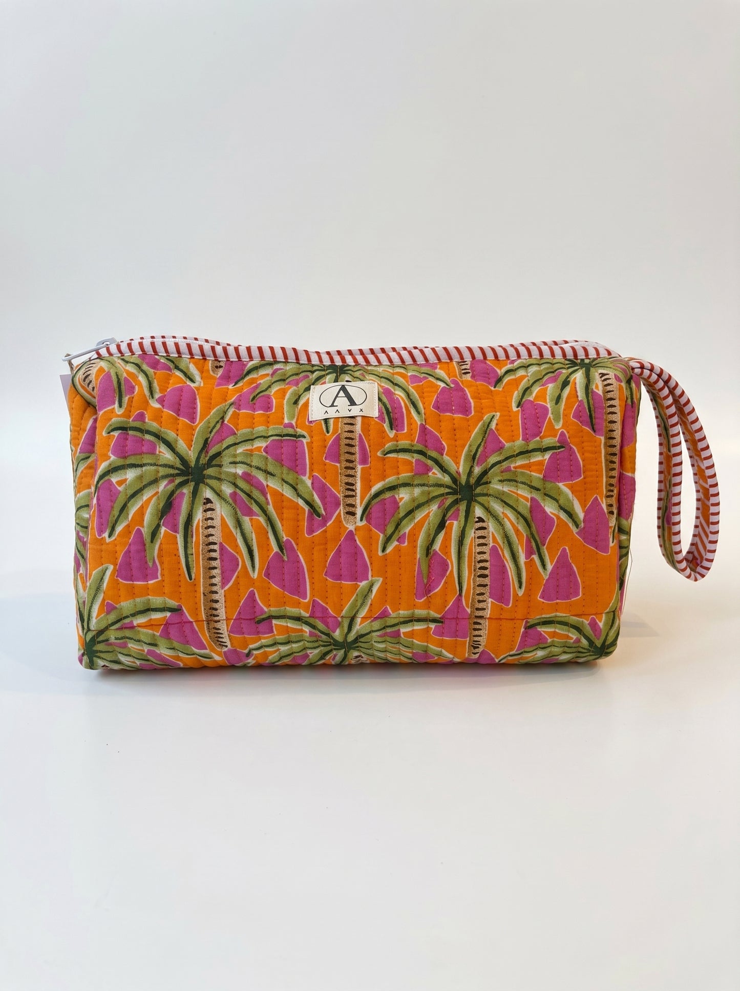 Orange Pink Palm - Hair Styler Travel bag