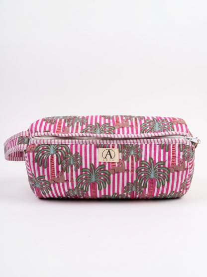 Pink Palm - Hair Styler Travel bag