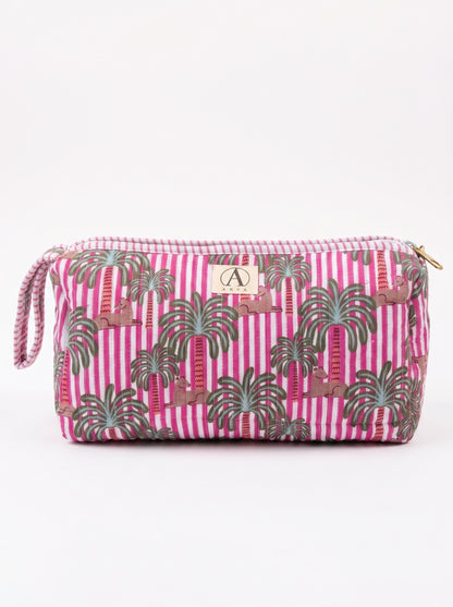 Pink Palm - Hair Styler Travel bag