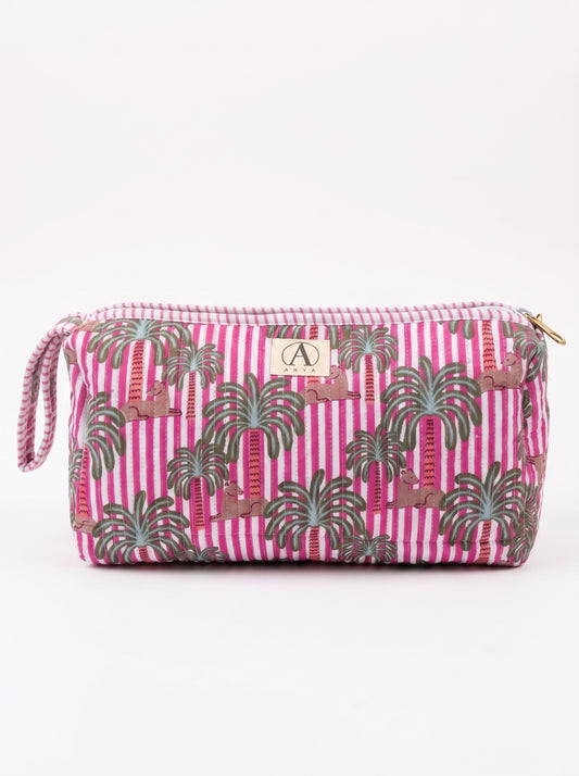 Pink Palm - Hair Styler Travel bag