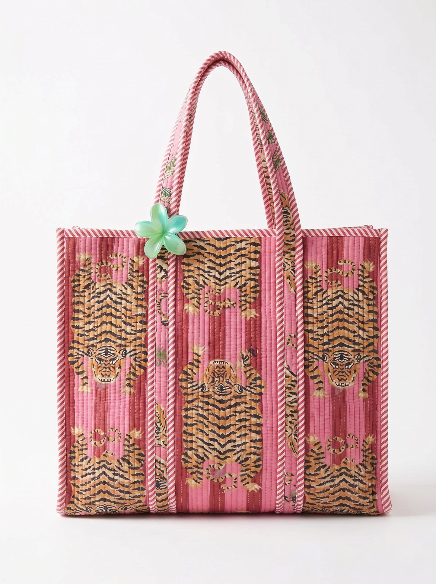 Celestial Tiger Stripes – Wander Tote Bag 18x18