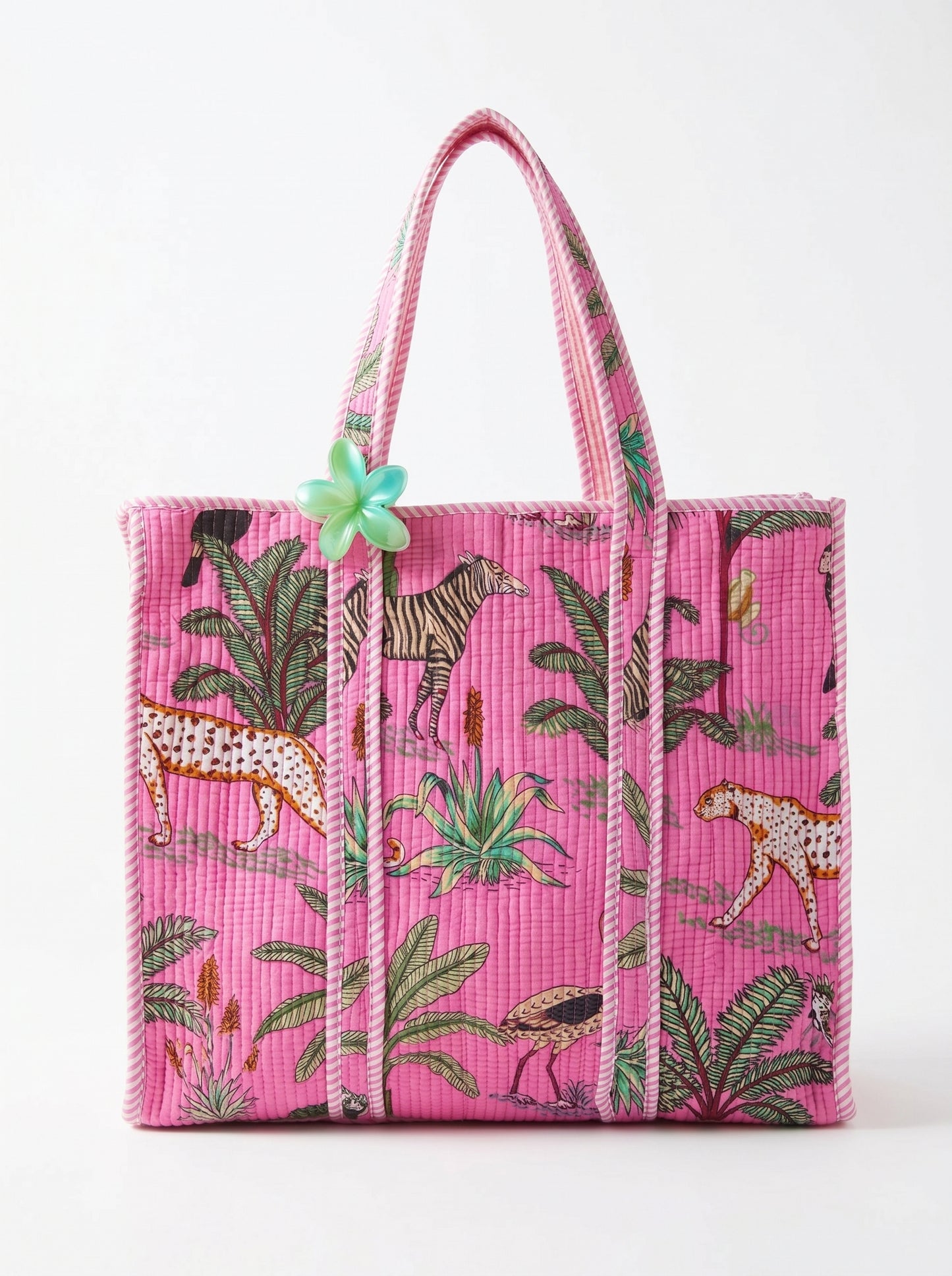 Pink Safari – Wander Tote Bag 18x18