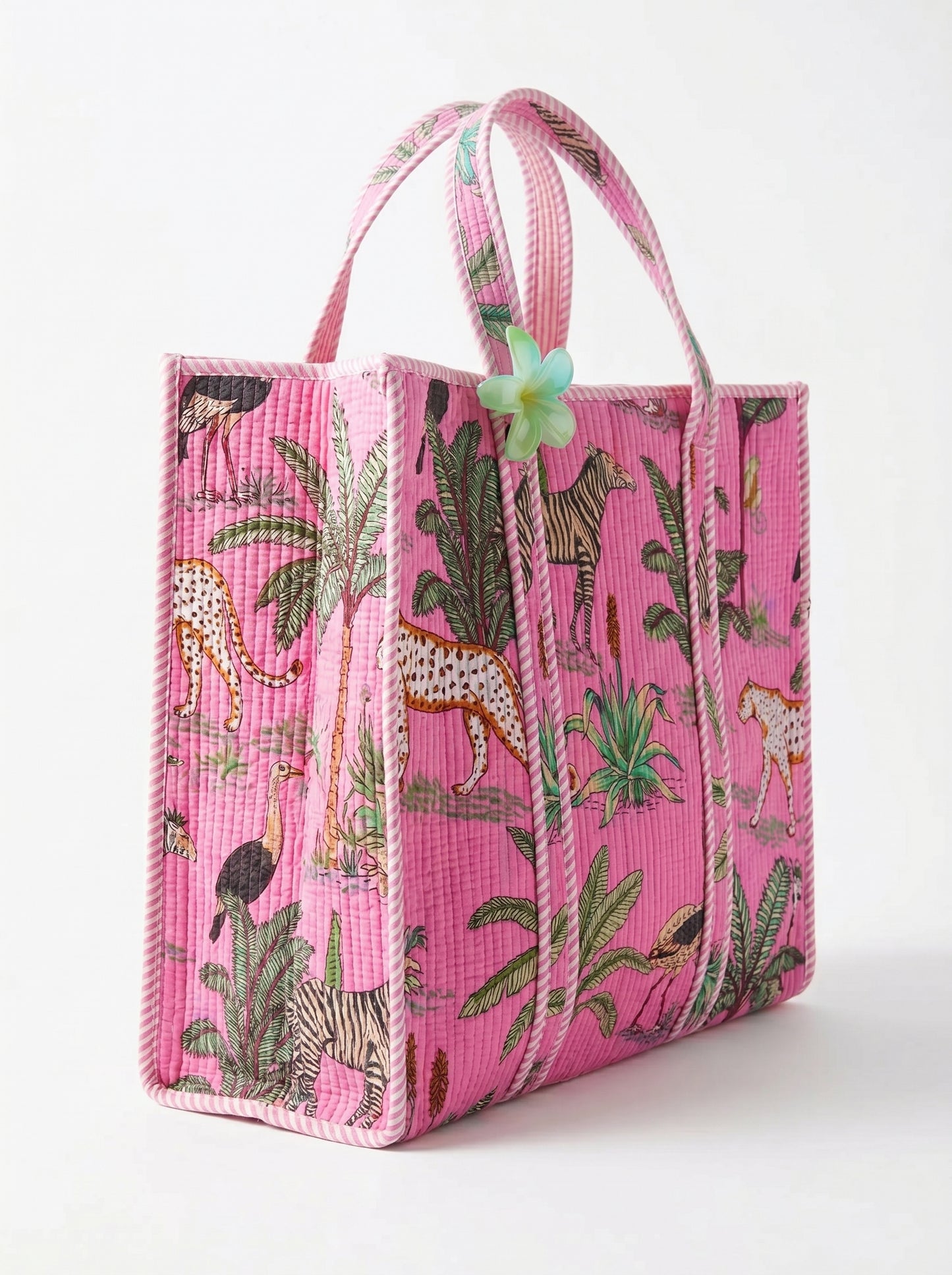 Pink Safari – Wander Tote Bag 18x18