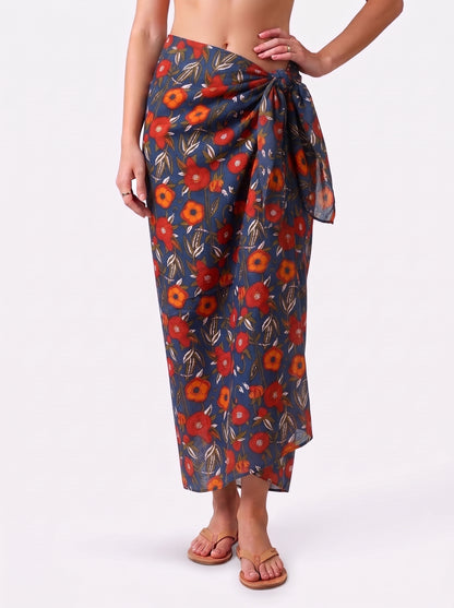 Cute Floral Sarong - Beach Cover