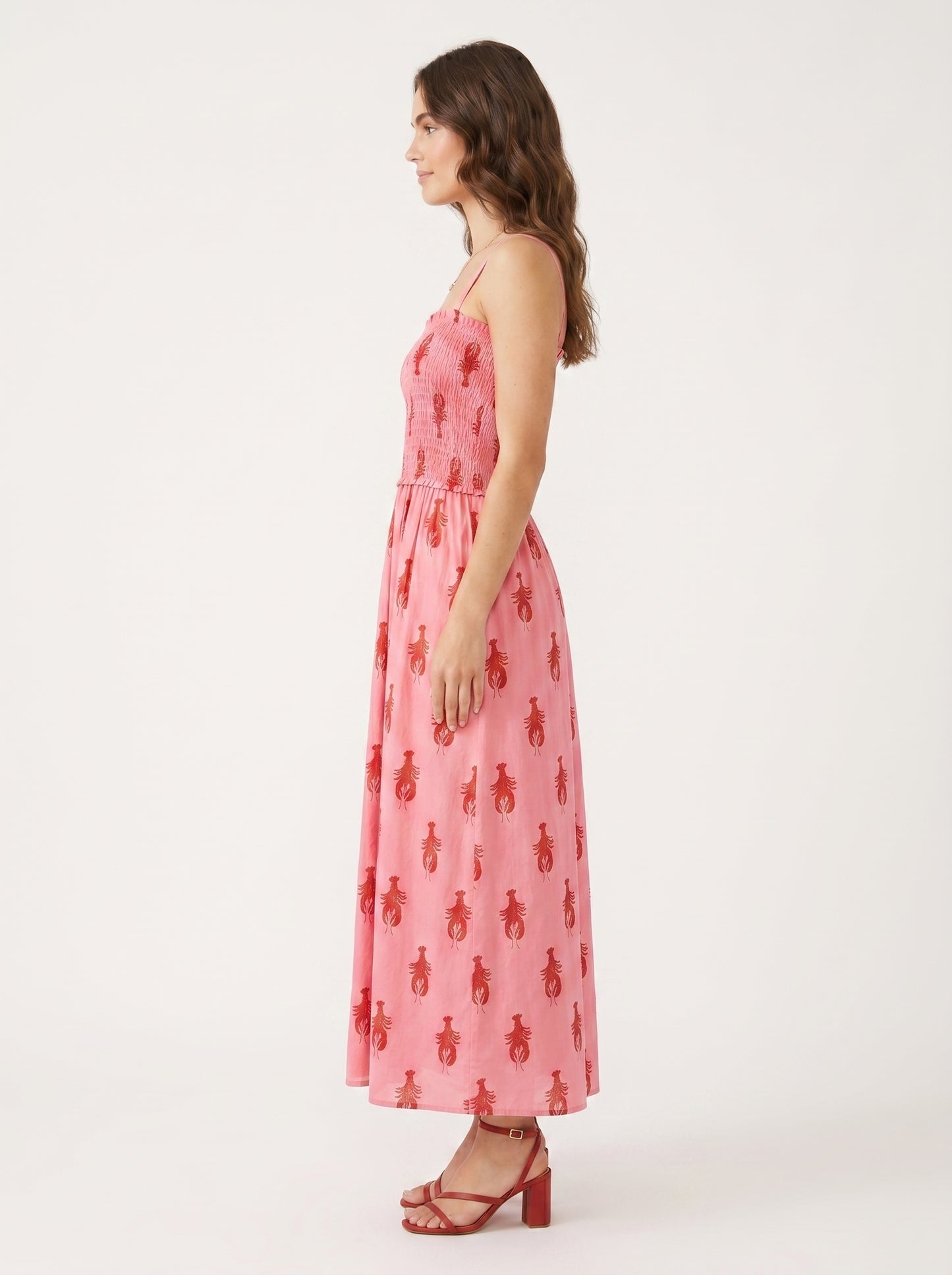 Lobster Love – Pink Coastal Luxe Dress
