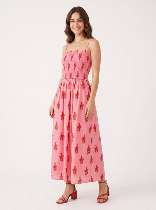 Lobster Love – Pink Coastal Luxe Dress